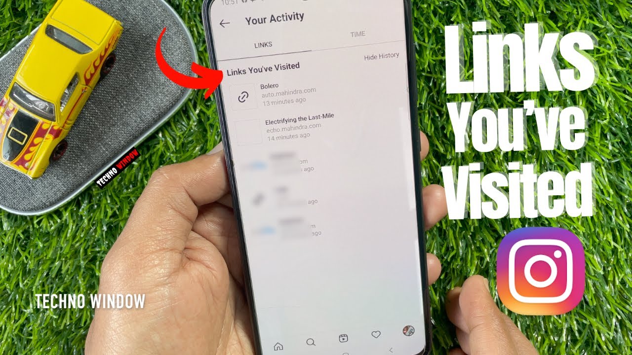 how to check what links i ve clicked on instagram